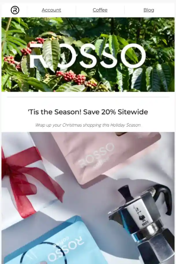 Rosso Email 'Tis the Season